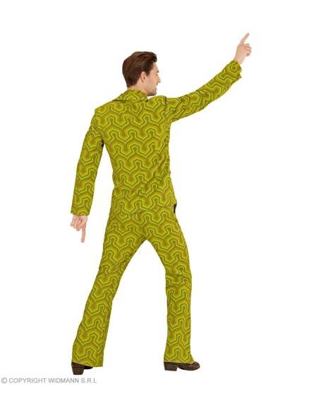Déguisement Disco groovy vert