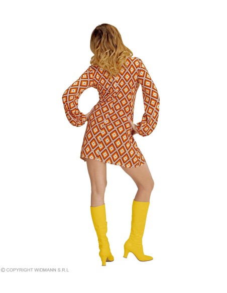 Robe disco groovy style orange