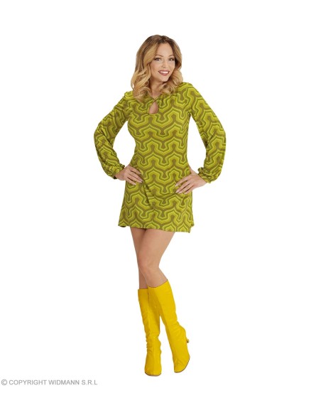 Robe disco groovy style orange