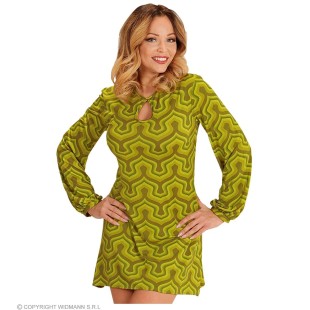 Robe disco groovy style orange 2