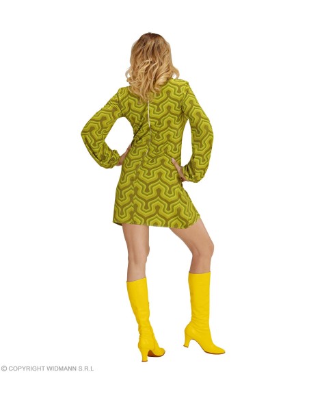 Robe disco groovy style orange