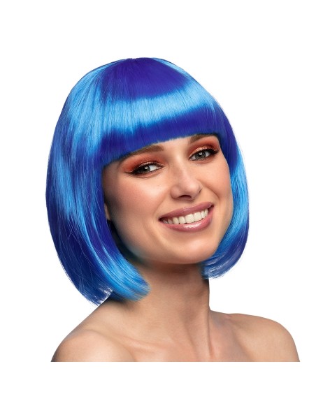 Perruque Afro turquoise