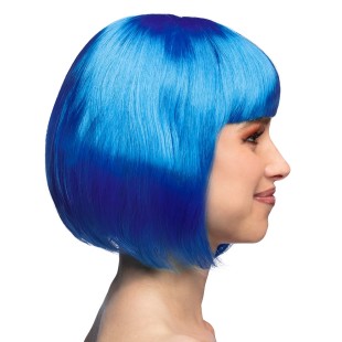 Perruque Afro turquoise 2