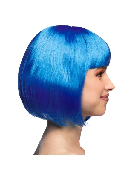 Perruque Afro turquoise