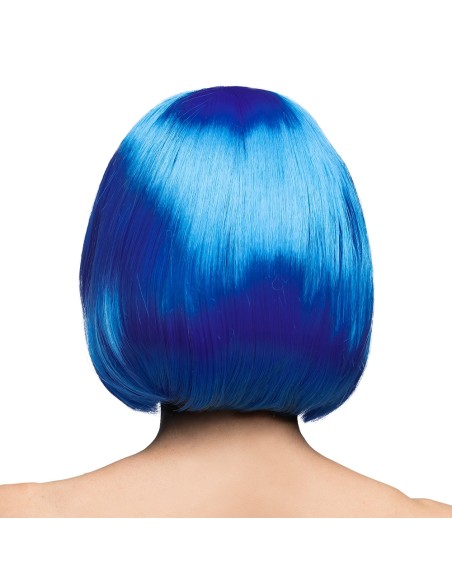 Perruque Afro turquoise