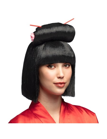 Perruque Hippie brune