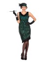 LUXE - Robe charleston verte