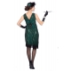 LUXE - Robe charleston verte