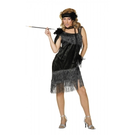 LUXE - Robe charleston noire