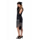 LUXE - Robe charleston noire