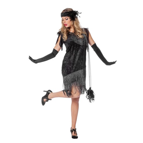 LUXE - Robe charleston noire