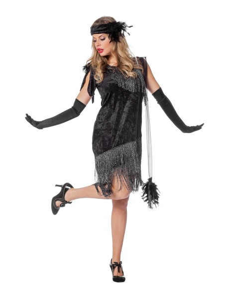 LUXE - Robe charleston noire