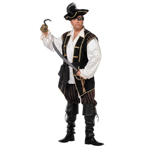 LUXE - Déguisement Pirate homme marron