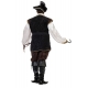 LUXE - Déguisement Pirate homme marron
