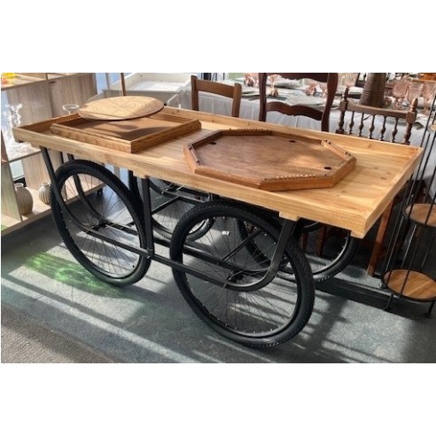 Location 2 structures demi-lunes métal doré