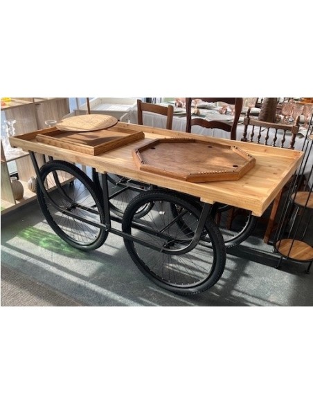 Location 2 structures demi-lunes métal doré