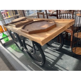 Location 2 structures demi-lunes métal doré 2