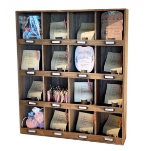 Location grand chariot bois et métal