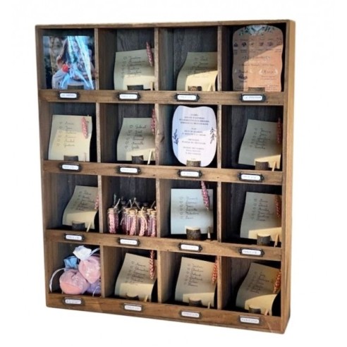 Location grand chariot bois et métal