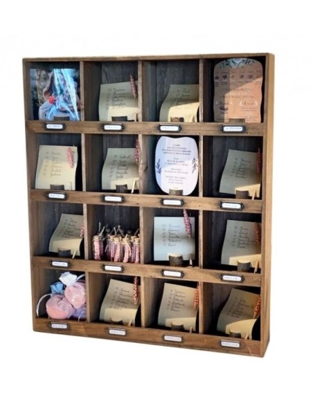 Location grand chariot bois et métal