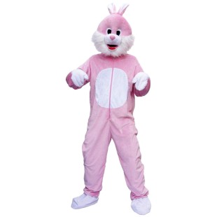 Déguisement peluche Lapin rose