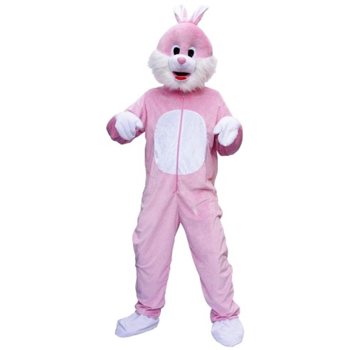 Déguisement peluche Lapin rose