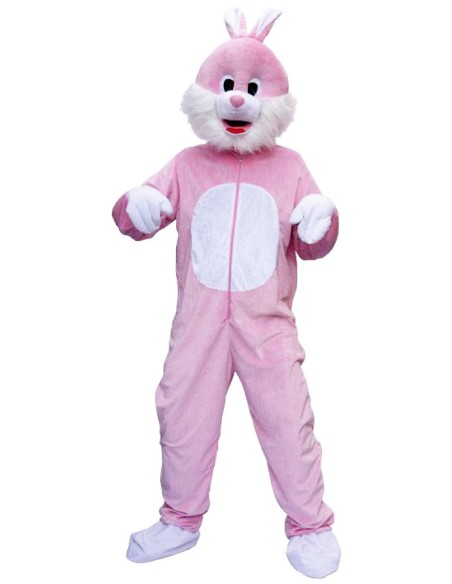 Déguisement peluche Lapin rose