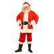 Costume Père Noel américain avec cape haute qualité