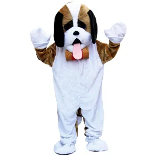 Mascotte de chien Saint Bernard pour adulte