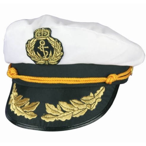 Casquette capitaine tissu