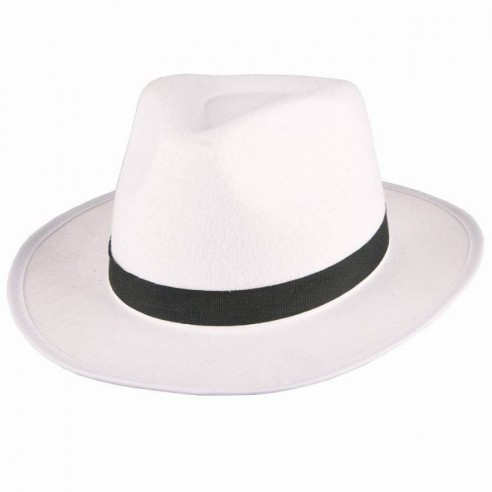 Chapeau borsalino blanc
