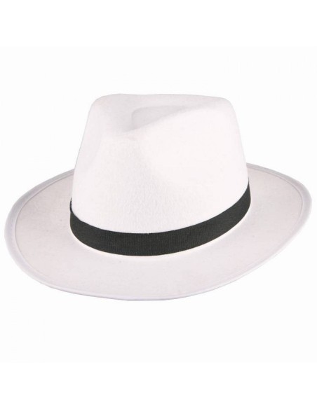 Chapeau borsalino blanc