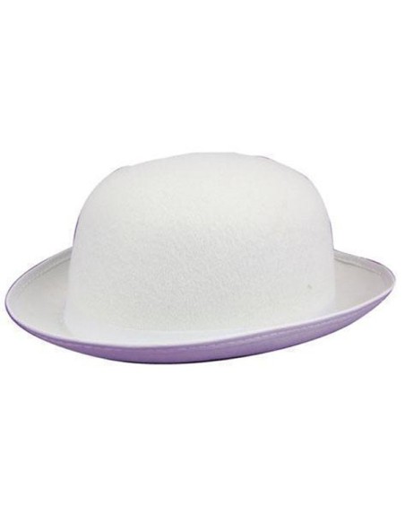 Accessoires déguisement - Melon adulte feutre blanc