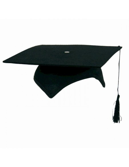 Accessoires déguisement - Chapeau étudiant feutre noir