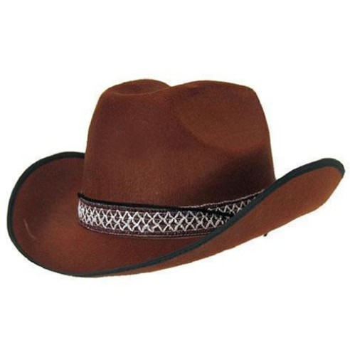Accessoire déguisement Cowboy - feutre marron