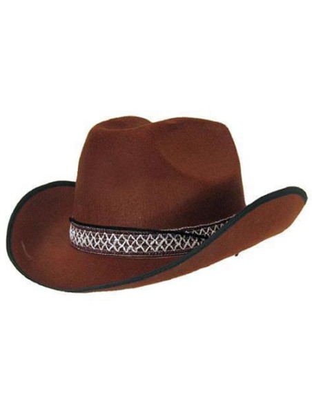 Accessoire déguisement Cowboy - feutre marron