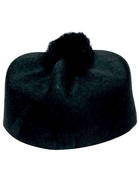 Barette de curé feutre noir