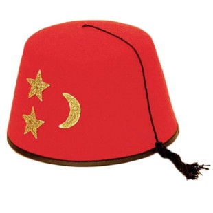 Accessoires déguisement - Chechia feutre rouge