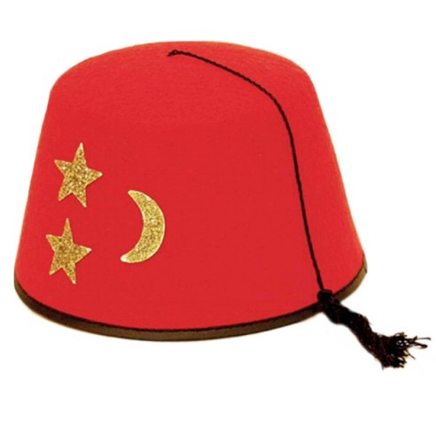 Accessoires déguisement - Chechia feutre rouge