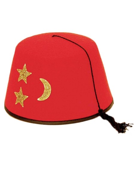 Accessoires déguisement - Chechia feutre rouge