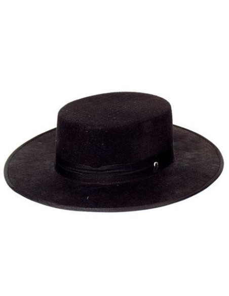 Accessoire déguisement - Feutre noir Espagnol 