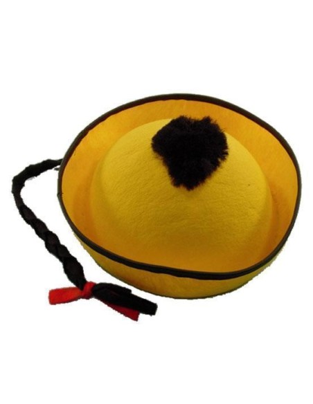 Accessoires déguisement - Chapeau mandarin jaune