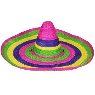 Sombrero mexicain paille 65cm