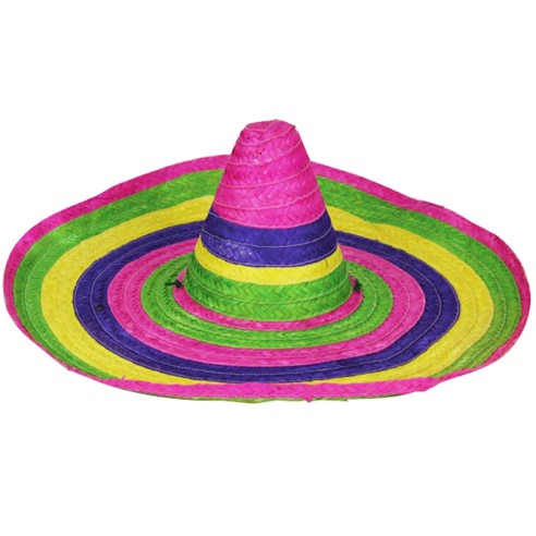 Sombrero mexicain paille 65cm