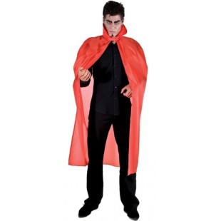 Déguisement Halloween - Cape rouge taffetas 127 cm 