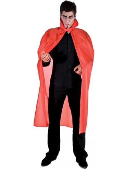 Déguisement Halloween - Cape rouge taffetas 127 cm 