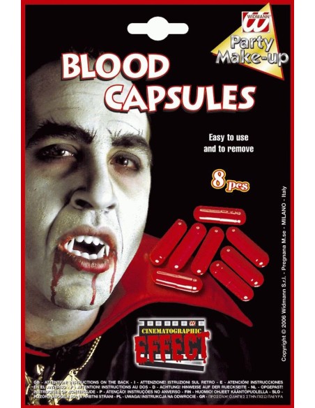 Capsules de faux sang