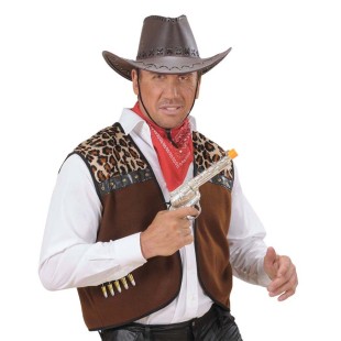 Pistolet cowboy argent