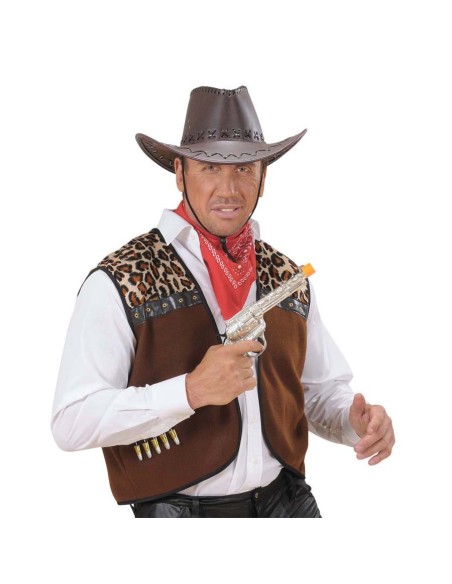 Pistolet cowboy argent