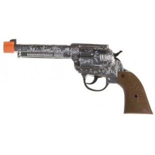 Pistolet cowboy argent 2